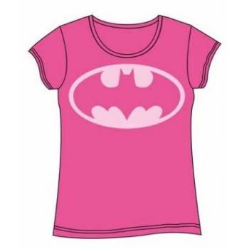 LAST LEVEL Camiseta Chica Batman Pink Talla L Camisa Cami, L Mujeres