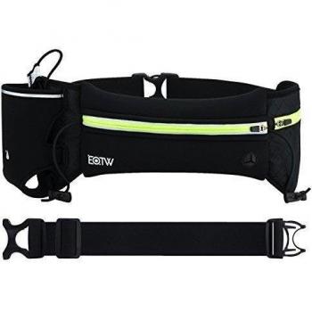 Riñonera running,EOTW Cinturones de Hidratación para iPhone 6s/6/6plus, Samsung S6/5/4/3,un Bolsillo botella de agua y dos Bolsillo con cremallera ,tres metros Bandas reflectantes