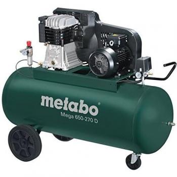 Metabo Mega 650-270 D - Compresor 5,5 CV 270 litros correas trifásico