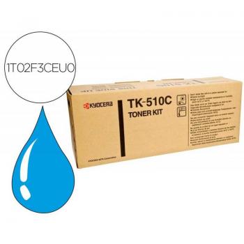 Cartucho de tóner TK-510C Cian KYOCERA 1T02F3CEU0