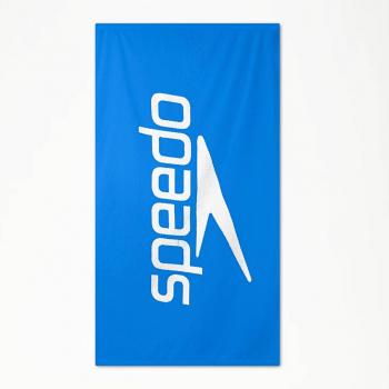 Toalla Speedo Classic Logo Azul y Blanco