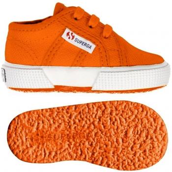 Superga unisex, niños 0-24 2750-Bebj Baby Classic zapatos Walking Baby Naranja Size: 24 EU