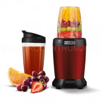 Batidora de vaso Nutri Blender Sencor SNB 4301RD - 1200W, color rojo