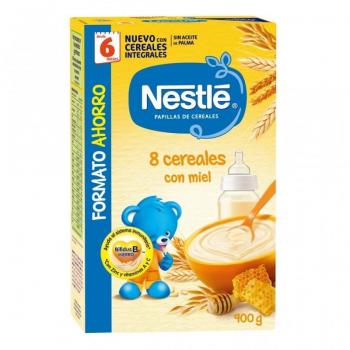 Nestlé Papilla 8 Cereales con Miel 900g