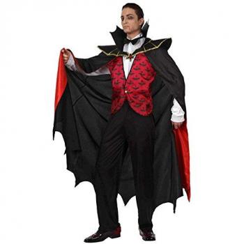 Disfraz de Vampiro Completo para Adultos XL con Capa y Accesorios