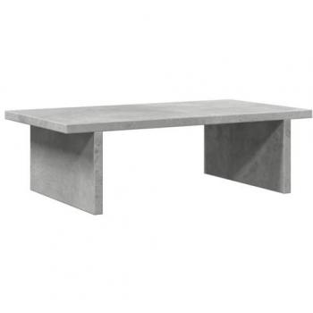 Soporte de pantalla gris hormigón 50x27x15 cm madera ingeniería