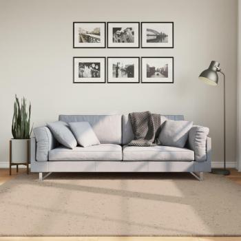 Alfombra de pelo corto suave y lavable HUARTE 200x200 cm Color Antracita, Beige, Crema y más - Alfombra de Piso para Sala de Estar, Dormitorio, Habitación, Salón