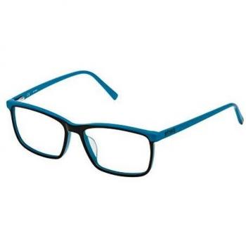 Sting VST107540AHV Gafas, Shiny Black Top+Turquoise, 54/16/140 para Hombre