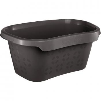 Bañera de Ropa Keeeper Tilda Eco 575 mm, Graphito Ecológico, Material PP/Regranulado, Diseño Ergonómico