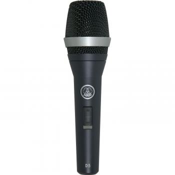 Micrófono Vocal Dinámico Supercardioide AKG D5 S con Interruptor