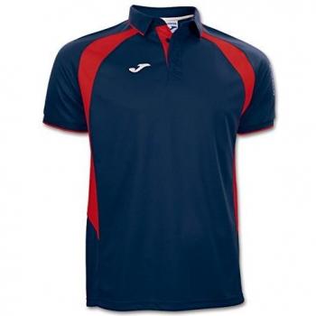 Joma Champion III Camiseta Polo, Hombres, Marino-Rojo-306, 5XS