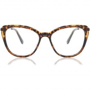 Gafas Cat Eye Montura Completa Plástico Tortoiseshell Armazones para Mujer - Gafas Anti-Azules - SmartBuy Collection