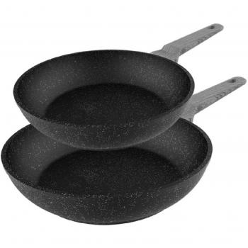 Set de 2 sartenes Cecotec Polka Exclusive 20-24 Bucket Wood&Rock Ø20/Ø24 cm