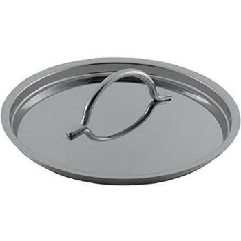 'Kuhn Rikon 19126 Tapa de acero inoxidable Circolo, acero inoxidable, Plata, 21,4 x 21,4 x 4 cm