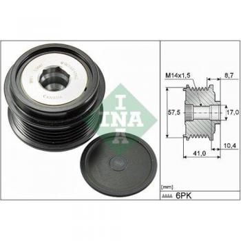 Rueda libre del generador y alternador INA 535 0282 10