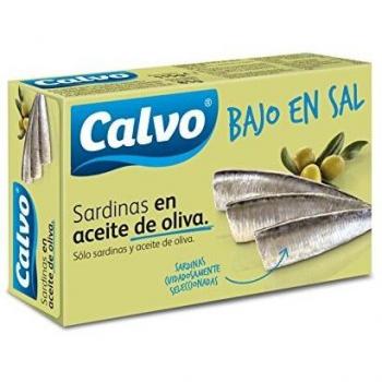 Calvo Sardinas en Aceite de Oliva Baja en Sal - 120 gr