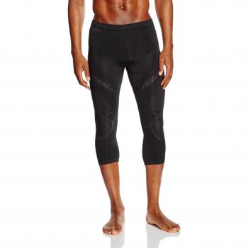 Odlo - Evolution Warm Muscle Force Pants 3/4, color negro, talla XL