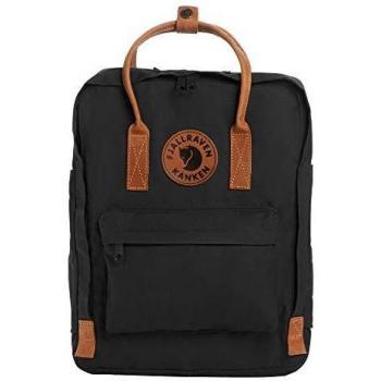 Fjällräven 23565 No. 2 - Mochila tipo casual, 16 litros, Negro, 38 x 27 x 13 cm