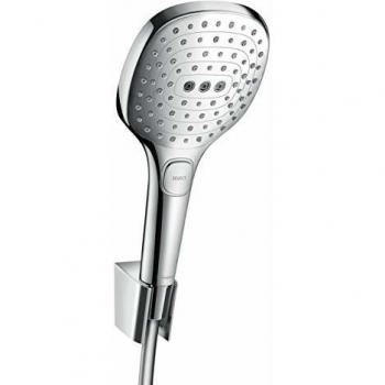 Hansgrohe 26720000 Raindance Select E 120 ducha de mano con soporte, 1,60m, cromo