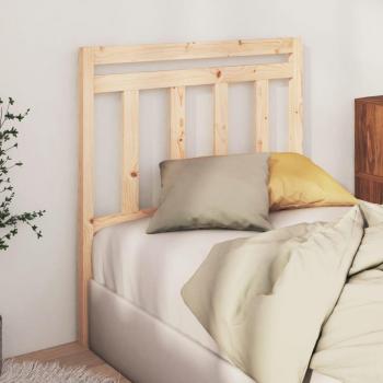 Cabecero de cama 96x4x100 cm madera maciza de pino