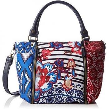 Desigual Sevilla Kimera - Bolso para mujer, color azul mazarine