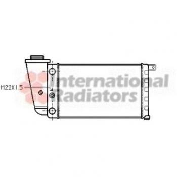 Radiador de refrigeración del motor VAN WEZEL 17002097 IR PLUS