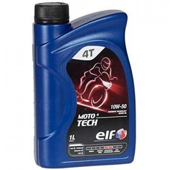 Elf Aceite de motor Moto 4 TECH 10W-50 en caja de 1 l