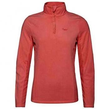 Protest Mutey Quarter Zip - Forro Polar para Mujer - Rosa - Large