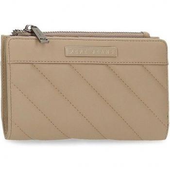 Cartera con tarjetero Pepe Jeans Kylie Taupe