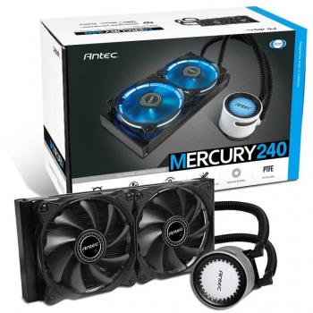 Antec Mercury M240 - Ventilador de refrigeración para CPU, Color Negro