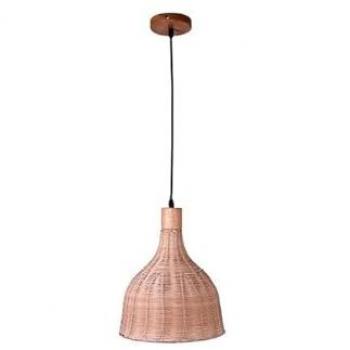 Lámpara Colgante Hanoi Bel Air 40W Regulable Mimbre Ø30 cm