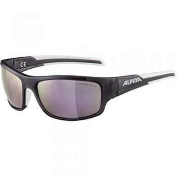 alpina TESTIDO Gafas Deportivas, Unisex Adulto, Nightshade Mate-Blanco, Talla única