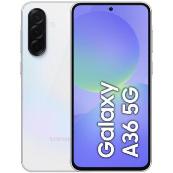 Samsung Galaxy A36 5G Smartphone 128 GB Blanco, 6.7 AMOLED, 50 MP Cámara, Android 15