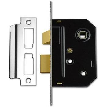 Union Locks 2294 Mortice Bathroom Lock 63mm - Chrome Finish