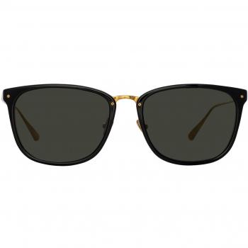 Linda Farrow CASSIN LFL1457 C1 Men's Black Sunglasses 55mm
