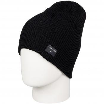 Quiksilver Cushy Slouch - Gorro corte amplio para hombre, color negro, talla única