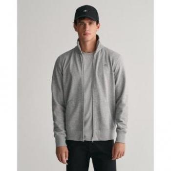 GANT Sudadera con cremallera para hombre - Regular Shield Full Zip Sweat