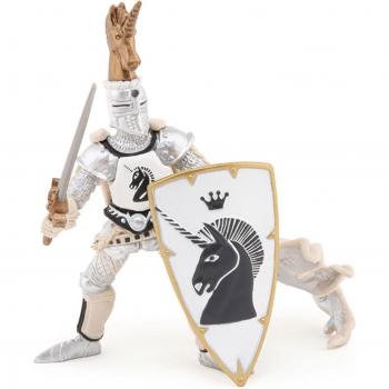 Papo Fantasy World Weapon Master Unicorn Toy Figure - Black, Multi-colour, Suitable for Three Years or Above