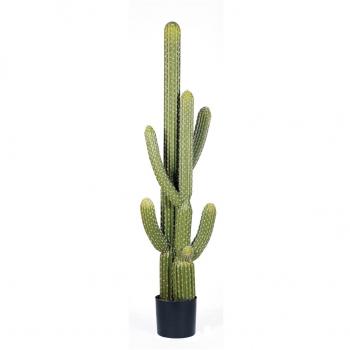 Cactus Artificial Saguaro 145 cm - Planta decorativa de imitación, altura de 145 cm, diseño realista, ideal para decoración interior y exterior, fácil mantenimiento, resistente a la luz solar y a la humedad