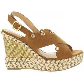 Alpargatas de cuña para mujer URBAN 391013-B6600 NATURAL