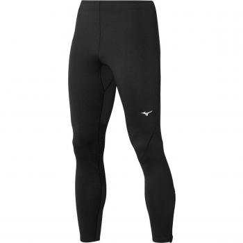 Mizuno Warmalite Tight Men's Black/Sangria Sunset Lightweight Thermal Running Tights