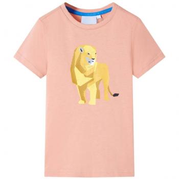 Camiseta infantil naranja claro 92