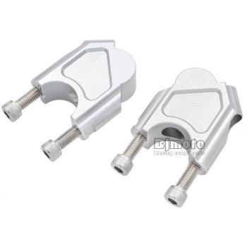 2 abrazaderas elevadoras de alta calidad, para manillar de motocicleta