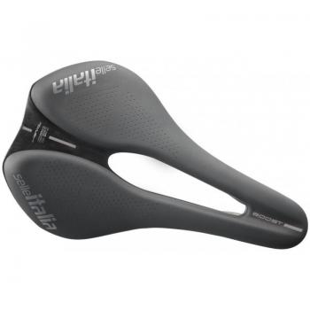 Sillín Selle Italia Novus Boost Evo Ti316 Superflow L3 gris negro