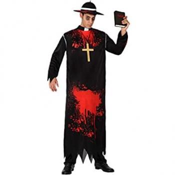 Disfraz Cura Sangriento Hombre Adulto Zombie XL