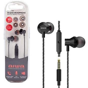 Aiwa ESTM-50BK Auriculares dinámicos Ultra compactos