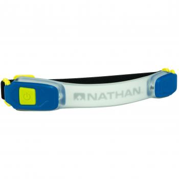 Nathan Sports 5084 Rechargeable Safety Yellow LED Headlamp and Visibility Armband for Night Running