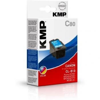 Cartucho de Tinta KMP C80 Recycled Color Compatible con Canon CL-513 - 13ml