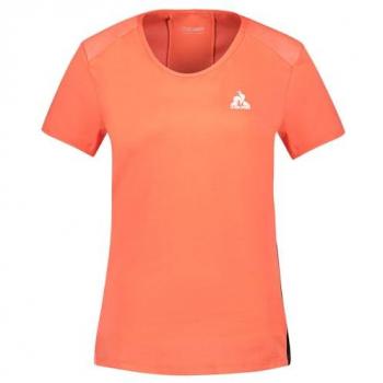 Camiseta Le Coq Sportif Training manga corta mujer Naranja XS
