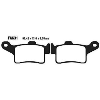 Pastillas de Freno Sinterizadas EBC FA631HH para Can-Am Spyder RT/RS 2013
